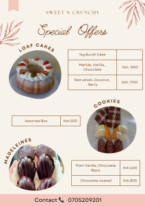 Beige Cream Photo Collage Bakery Shop Flyer