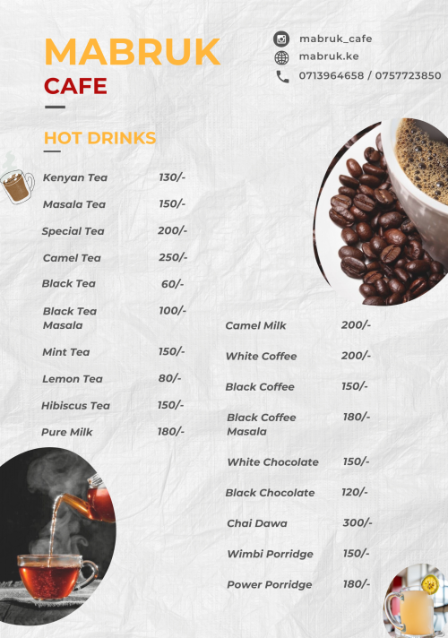 hot drinks
